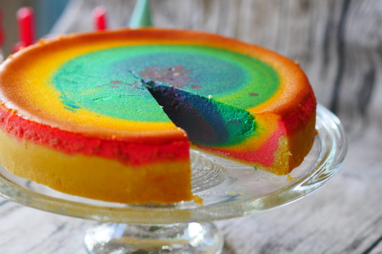 Rainbow-Cheesecake – utiniswundertuete.de